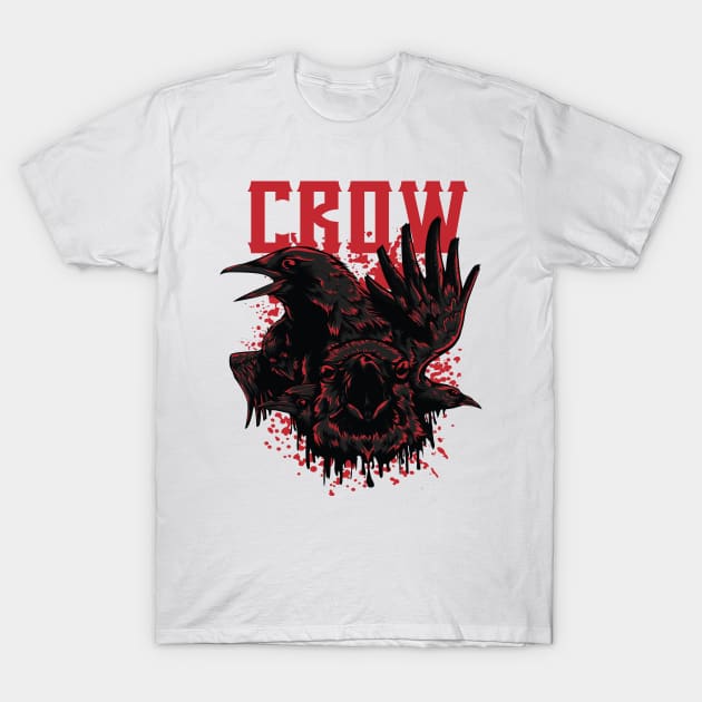 Crow T-Shirt by Stellart